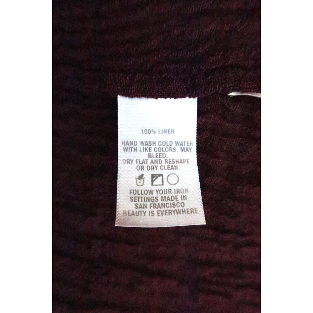 ERICA TANOV Linen Gauze Plisse Crinkle Dolman Blouse Top Garmentory 3 XL $325 - Picture 11 of 11